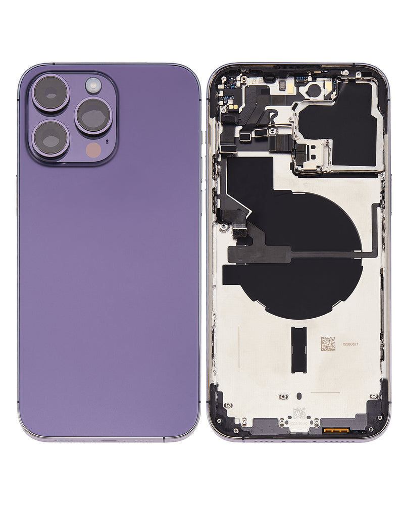 iPhone 14 Pro Max Housing & Back Cover Glass With Small Parts (US Version) (No Logo) (All Colors)