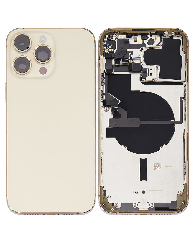 iPhone 14 Pro Max Housing & Back Cover Glass With Small Parts (US Version) (No Logo) (All Colors)