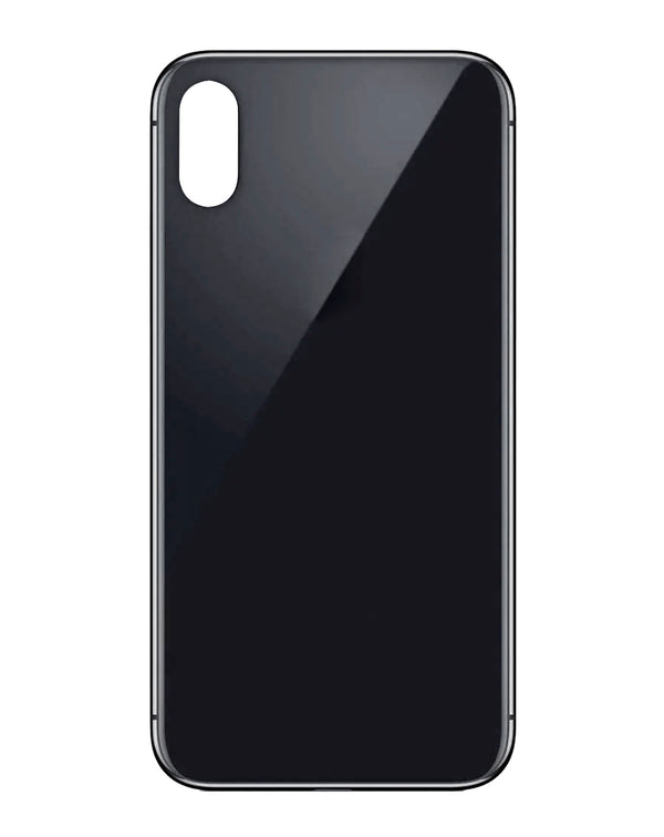 iPhone X Bigger Camera Hole Back Glass (No Logo) (All Colors)