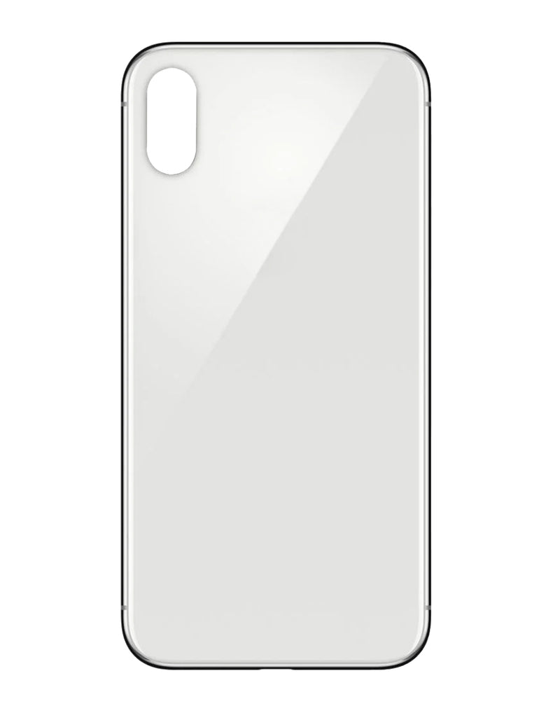 iPhone X Bigger Camera Hole Back Cover Glass (No Logo) (All Colors)