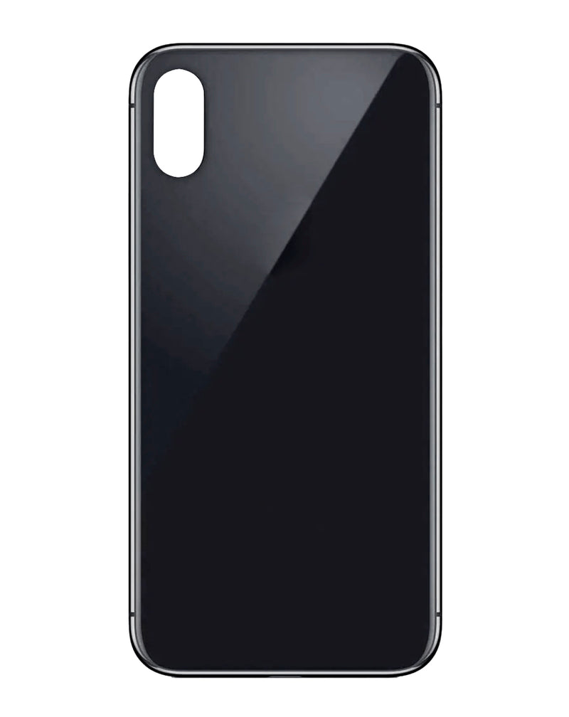 iPhone X Bigger Camera Hole Back Glass (No Logo) (All Colors)