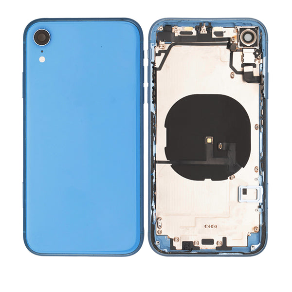 iPhone XR Housing & Back Cover Glass With Small Parts (No Logo) (All Colors)