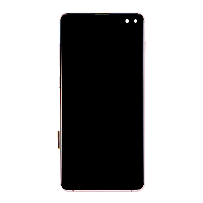 Samsung Galaxy S10 Plus LCD Screen Assembly Replacement With Frame (WITHOUT FINGER PRINT SENSOR)  (Aftermarket Incell) (Flamingo Pink)