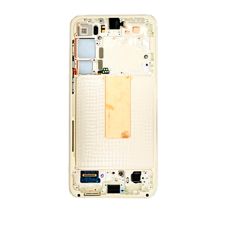 Samsung Galaxy S23 Plus 5G OLED Screen Assembly Replacement With Frame (Service Pack) (Cream)