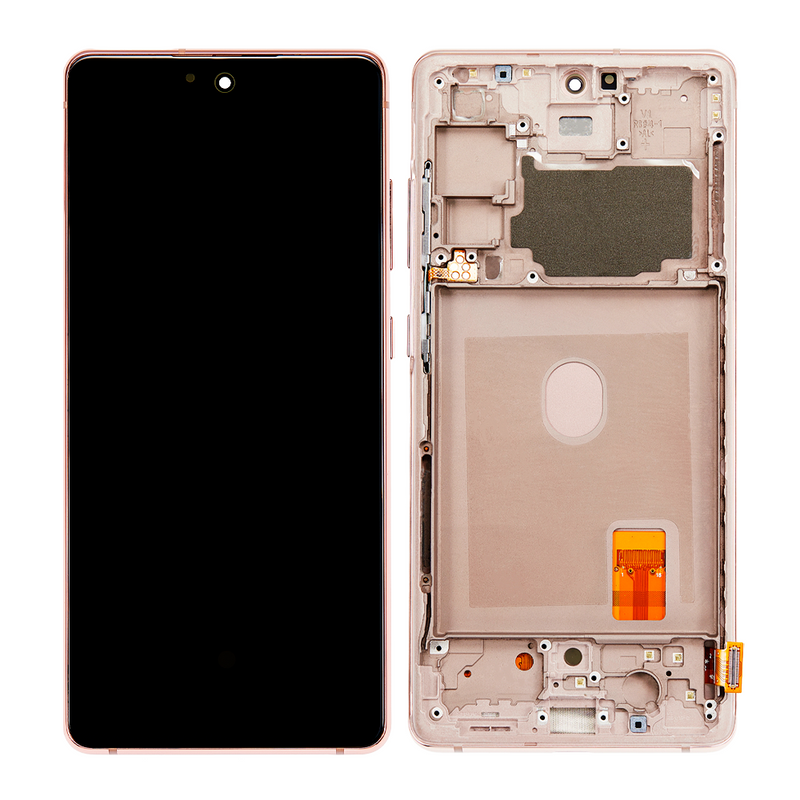 Samsung Galaxy S20 FE OLED Screen Assembly Replacement With Frame (OLED PLUS) (Cloud Orange)