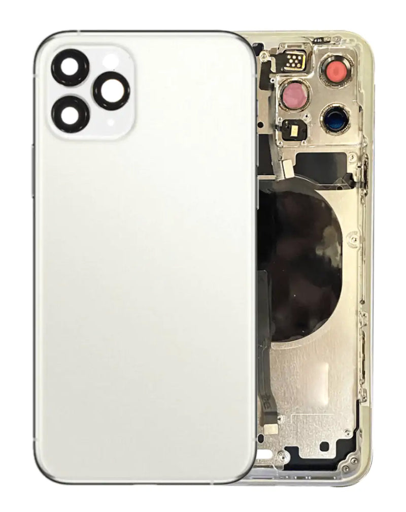 iPhone 11 Pro Housing & Back Cover Glass With Small Parts (No Logo) (All Colors)