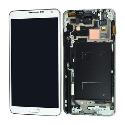 Samsung Galaxy Note 3 OLED Screen Assembly Replacement With Frame (Refurbished) (AT&T / T-Mobile) (White)