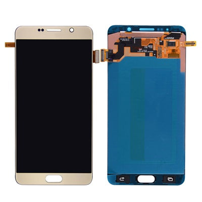 Samsung Galaxy Note 5 OLED Screen Assembly Replacement Without Frame (Refurbished) (Gold Platinum)