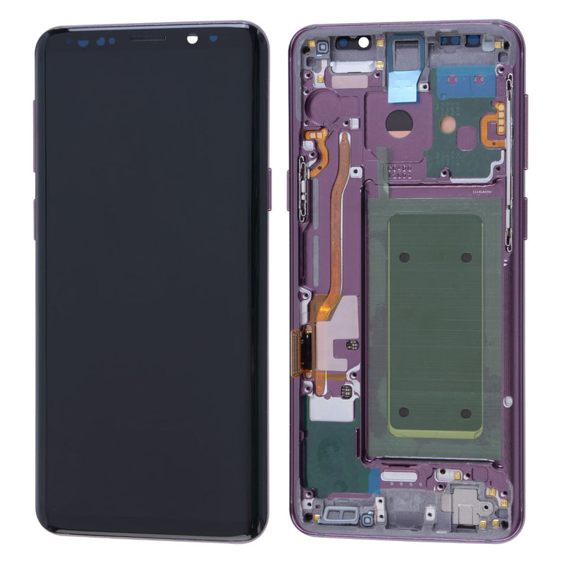 Samsung Galaxy S9 OLED Screen Assembly Replacement With Frame (Refurbished) (Lilac Purple)