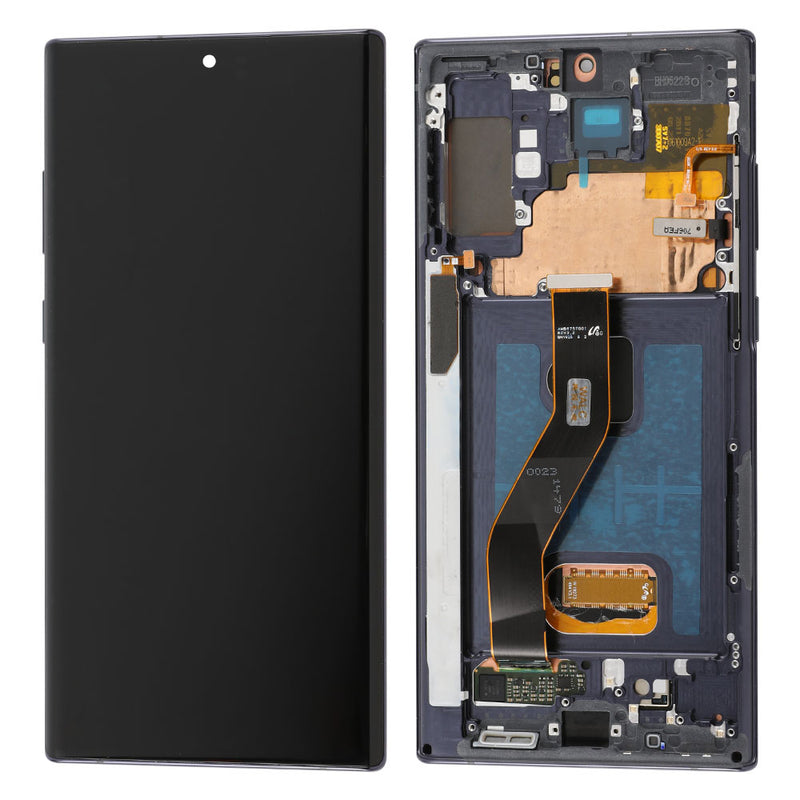 Samsung Galaxy Note 10 Plus / 5G OLED Screen Assembly Replacement With Frame (Refurbished) (Aura Black)