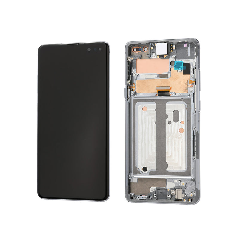 Samsung Galaxy S10 5G OLED Screen Assembly Replacement With Frame (Refurbished) (Majestic Black)