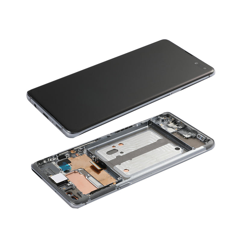 Samsung Galaxy S10 5G OLED Screen Assembly Replacement With Frame (Refurbished) (Majestic Black)