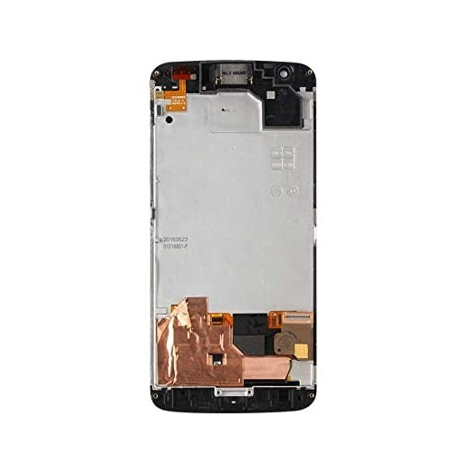 Motorola Moto Z Force Droid (XT1650-02) LCD Screen Assembly Replacement With Frame (Refurbished) (White)