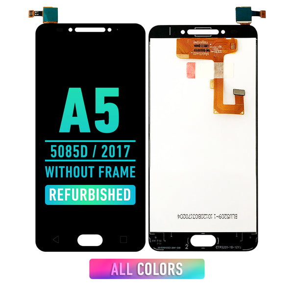 Alcatel A5 (5085D / 2017) LCD Screen Assembly Replacement Without Frame (NO HOME BUTTON VERSION) (Refurbished) (All Colors)