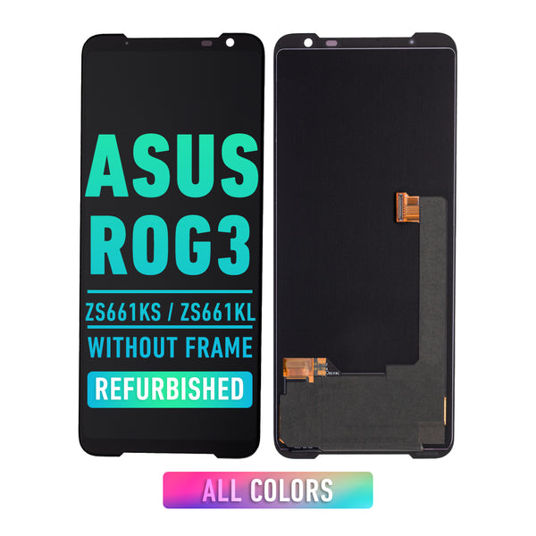 Asus Rog Phone 3 (ZS661KS / ZS661KL) OLED Screen Assembly Replacement Without Frame