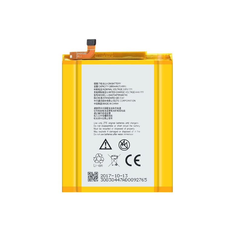 ZTE Max XL (N9560) / ZTE Blade Max 3 (Z986)Battery Replacement High Capacity (LI3940T44P8H846748)