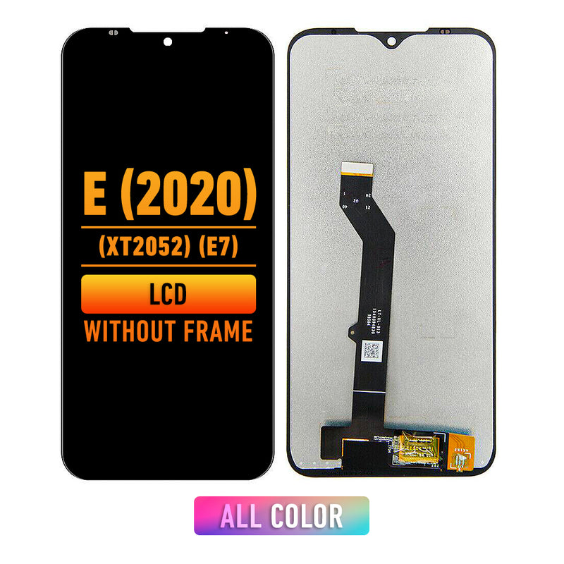 Motorola Moto E (2020) (XT2052) (E7) LCD Screen Assembly Replacement Without Frame (Refurbished) (All Colors)