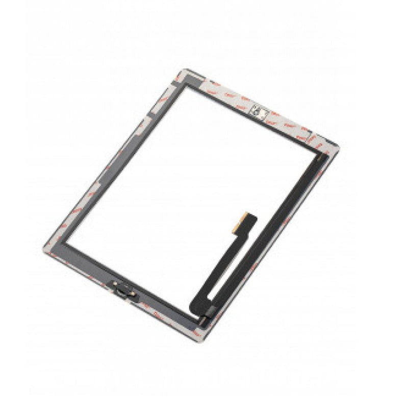 iPad 3 / iPad 4 Digitizer Replacement (Home Button Pre-Installed Compatible For iPad 3) (Aftermarket Plus) (White)
