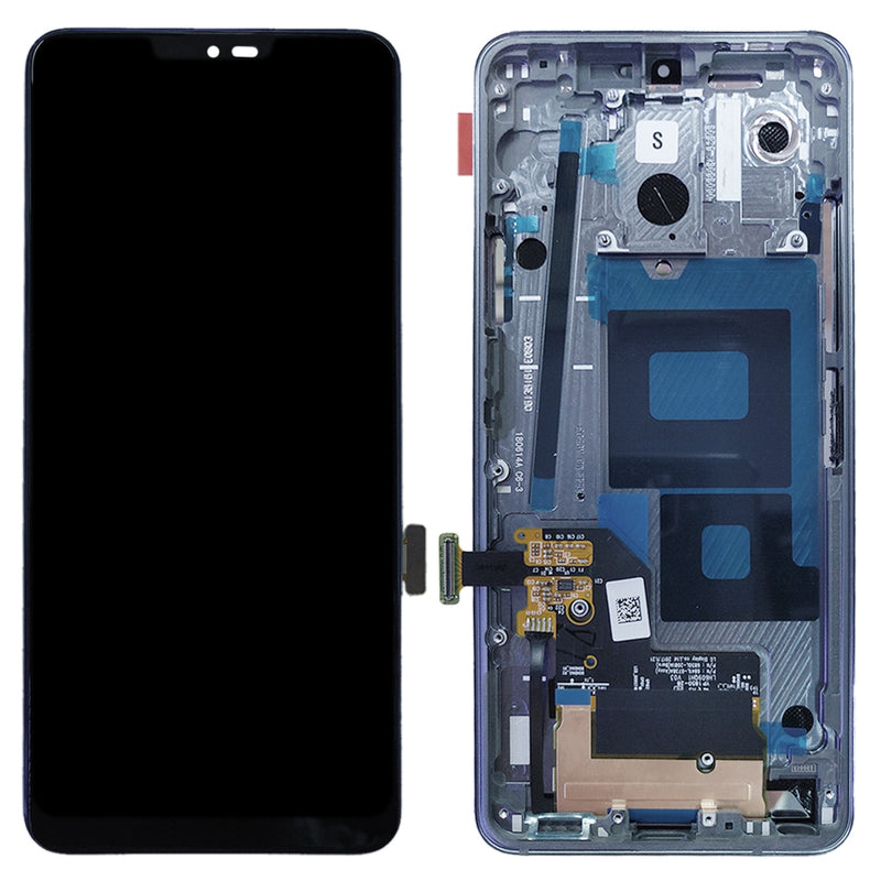 LG G7 ThinQ / G7 Plus / G7 One LCD Screen Assembly Replacement With Frame (Grey)