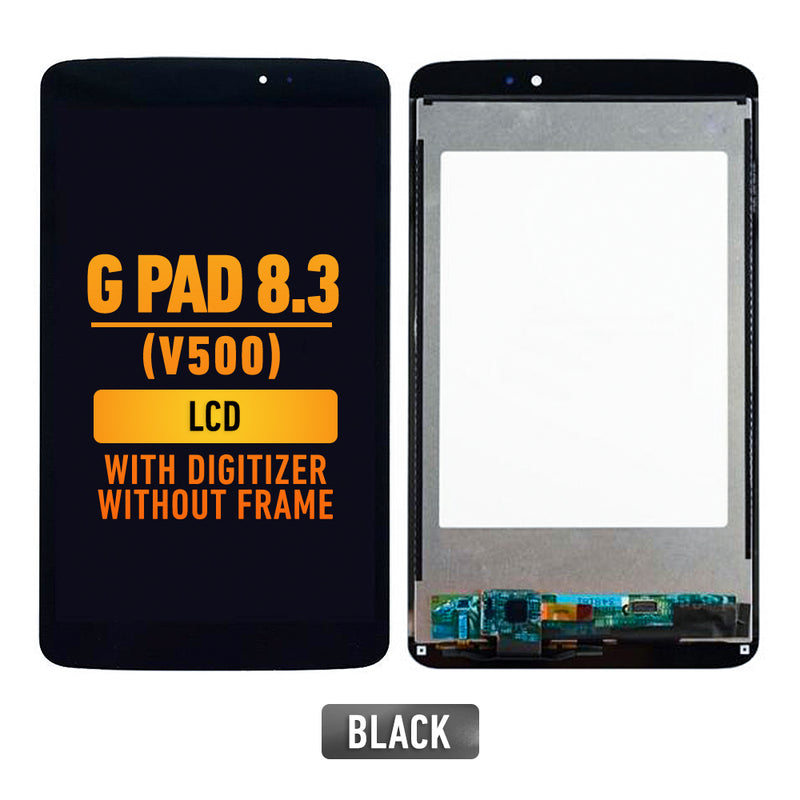 LG G Pad 8.3 (V500) LCD Screen Assembly Replacement With Digitizer Without Frame (Wifi Version)  (Black)