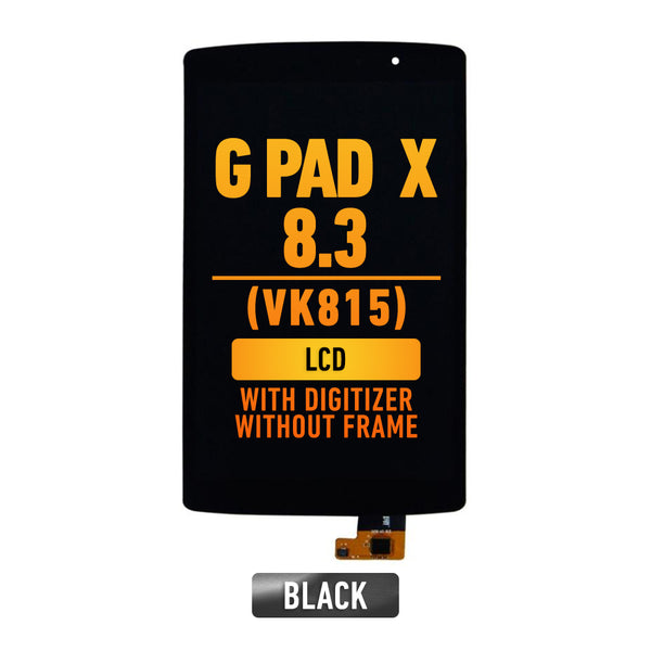 LG G Pad X 8.3 (VK815) LCD Screen Assembly Replacement With Digitizer Without Frame (Black)
