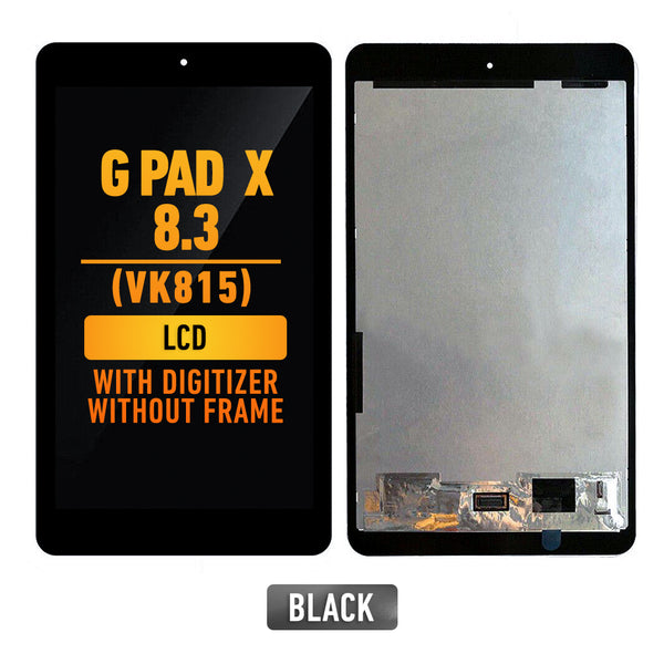 LG G Pad X2 8.0 Plus (V530) LCD Screen Assembly Replacement With Digitizer Without Frame (Black)