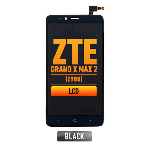 ZTE Grand X Max 2 (Z988) LCD Screen Assembly Replacement (Black)