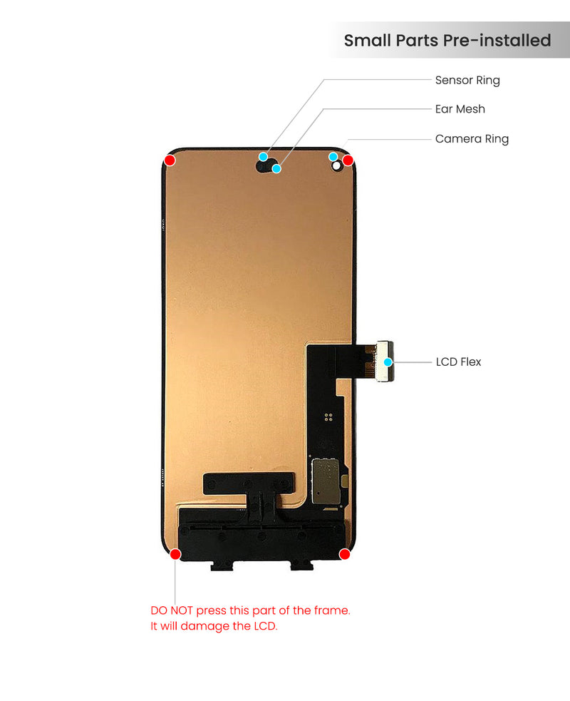 Google Pixel 5 (GD1YQ / GTT9Q) LCD Screen Replacement