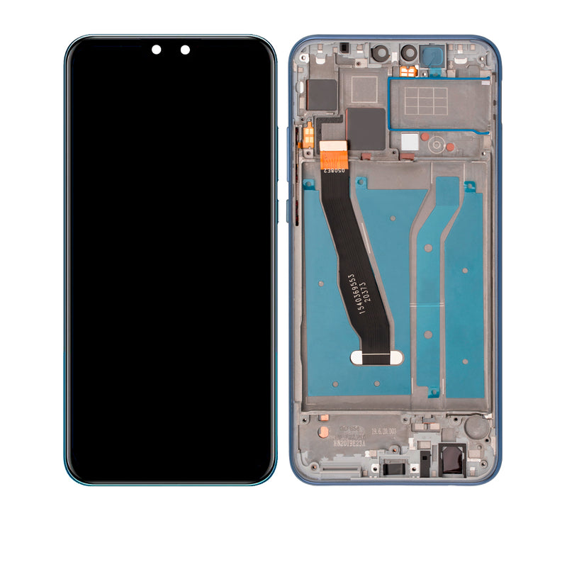 Huawei Y9 2019 LCD Screen Assembly Replacement With Frame (Refurbished) (Aurora Purple)