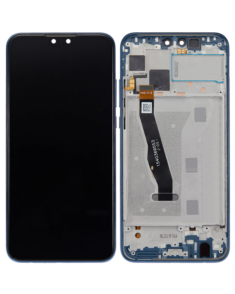 Huawei Y9 2019 LCD Screen Assembly Replacement With Frame (Refurbished) (Sapphire Blue)