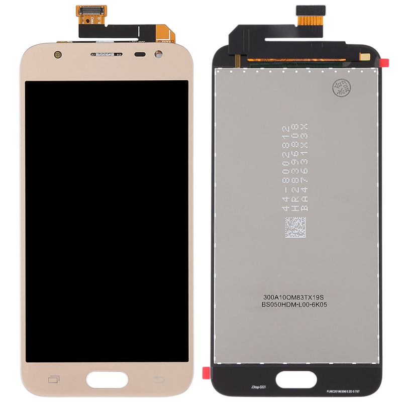 Samsung Galaxy J3 (J337 / 2018) OLED Screen Assembly Replacement Without Frame (Refurbished) (Gold)