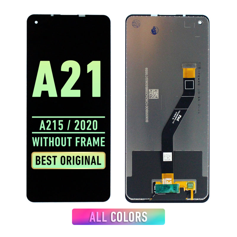 Samsung Galaxy A21 (A215 / 2020) LCD Screen Assembly Replacement Without Frame (All Colors) (Refurbished)