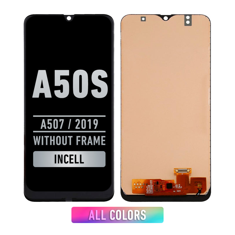 Samsung Galaxy A50s (A507 / 2019) LCD Screen Assembly Replacement Without Frame (Aftermarket Incell) (All Colors)