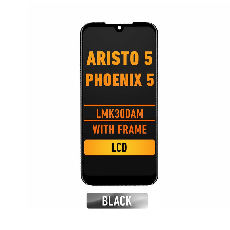 LG Aristo 5 / Phoenix 5 / K31 / LG K8X / Q31 / LG RISIO 4 / TRIBUTE MONARCH (LMK300AM) LCD Screen Assembly Replacement With Frame (US Version)