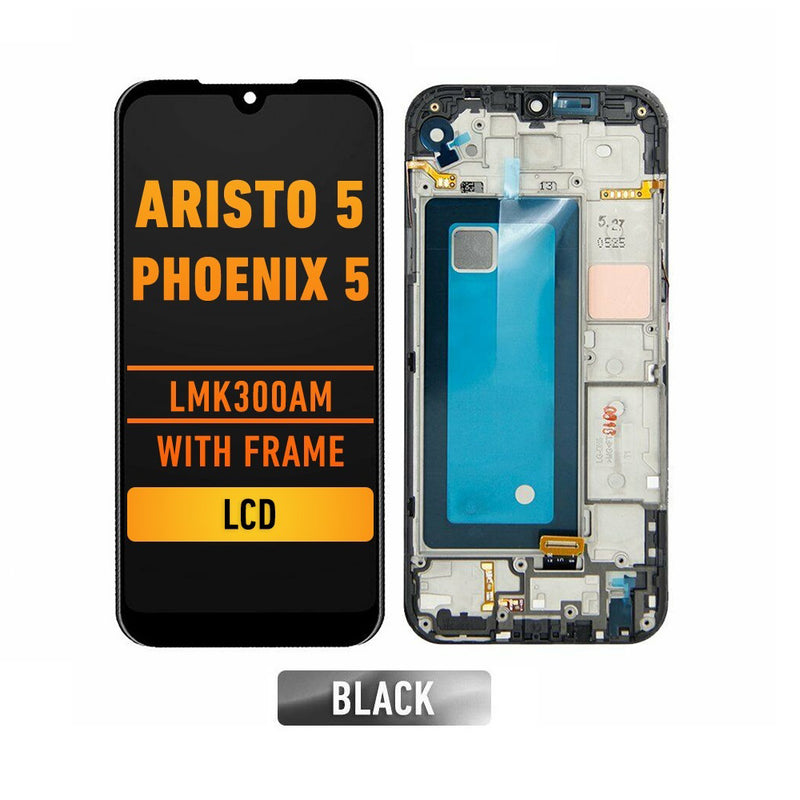 LG Aristo 5 / Phoenix 5 / K31 / LG K8X / Q31 / LG RISIO 4 / TRIBUTE MONARCH (LMK300AM) LCD Screen Assembly Replacement With Frame (US Version)