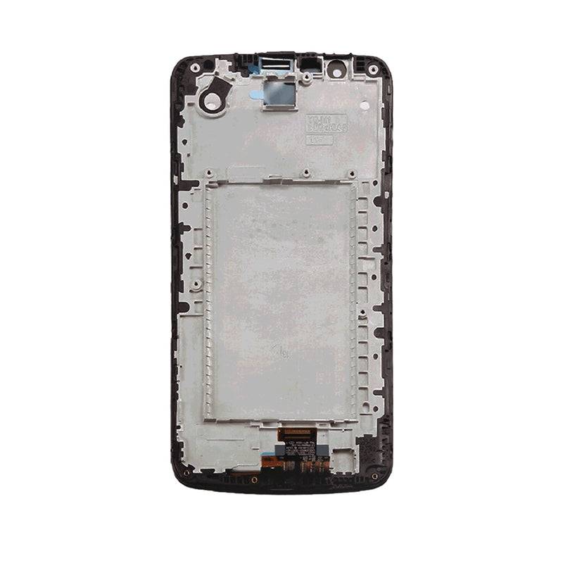 LG K10 K410 (2016) LCD Screen Assembly Replacement With Frame (White)