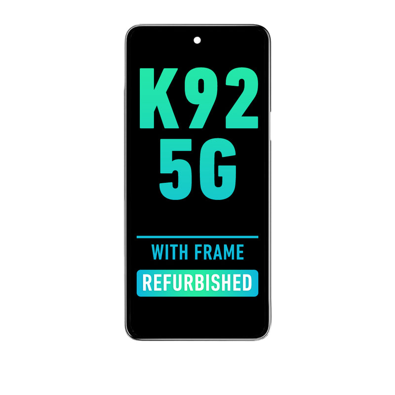 LG K92 5G (2020) LCD Screen Assembly Replacement With Frame (Refurbished) (Titan Gray)