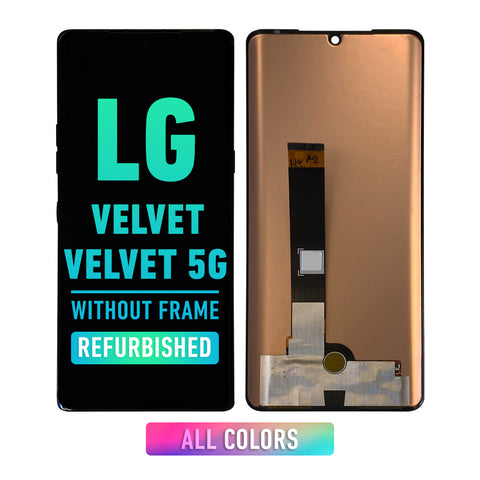 LG Velvet / Velvet 5G / UW OLED Screen Assembly Replacement Without Frame (Refurbished) (All Colors)