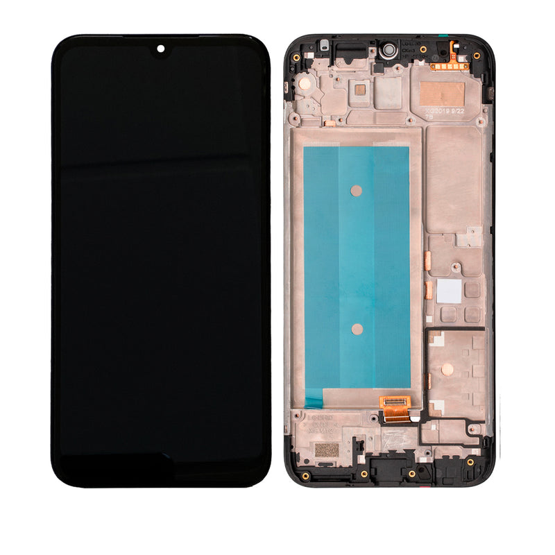 LG K41 (K400) LCD Screen Assembly with frame Replacement (Refurbished) (Black)