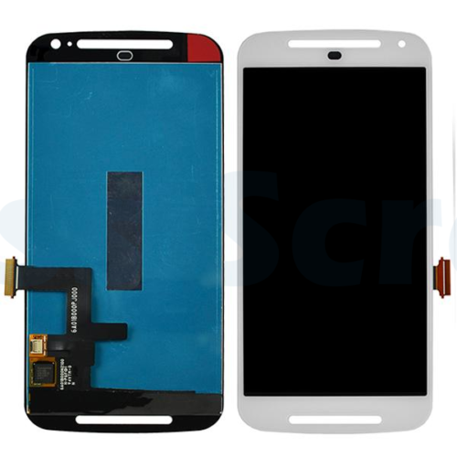Motorola G2 (XT1068) LCD Screen Assembly Replacement Without Frame (White)