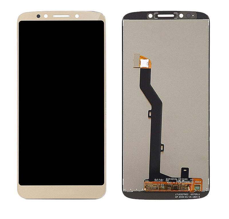Motorola Moto G6 Play (XT1922-6-7-9) LCD Screen Assembly Replacement Without Frame (USA Version) (Gold)