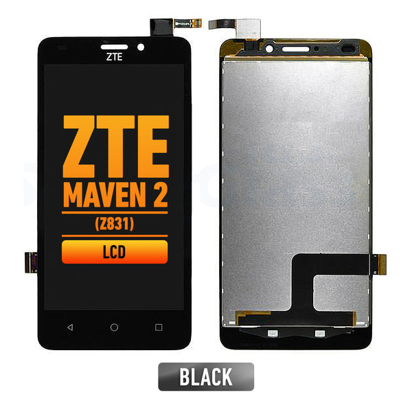 ZTE Maven 2 (Z831) LCD Screen Assembly Replacement (Black)