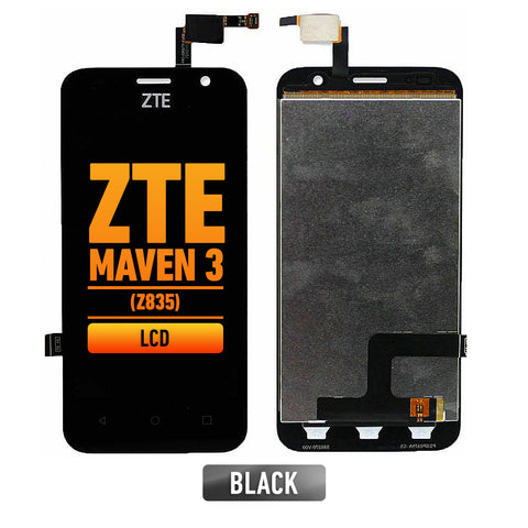 ZTE Maven 3 (Z835) LCD Screen Assembly Replacement (Black)