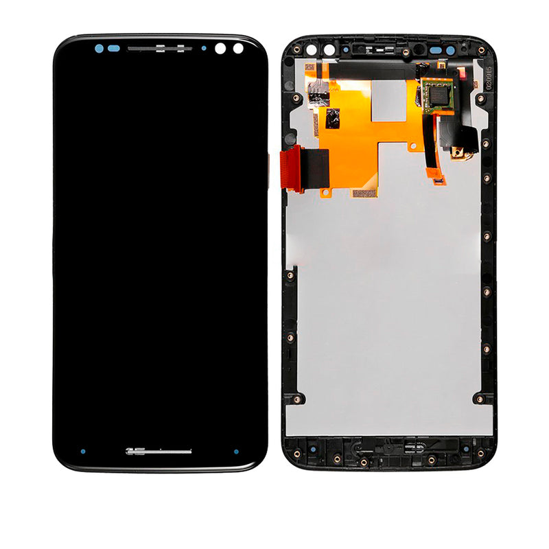 Moto X Pure (XT1570) / Moto X Style (XT1572 / XT1575) LCD Screen Assembly Replacement With Frame	(Refurbished) (Black)