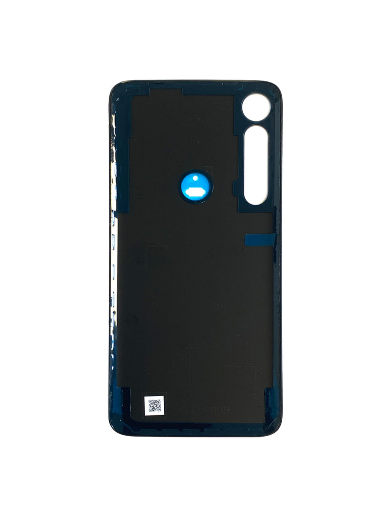 Motorola G8 Plus Back Cover Glass Replacement (No Logo) (Dark Blue)