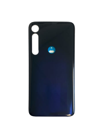 Motorola G8 Plus Back Cover Glass Replacement (No Logo) (Dark Blue)