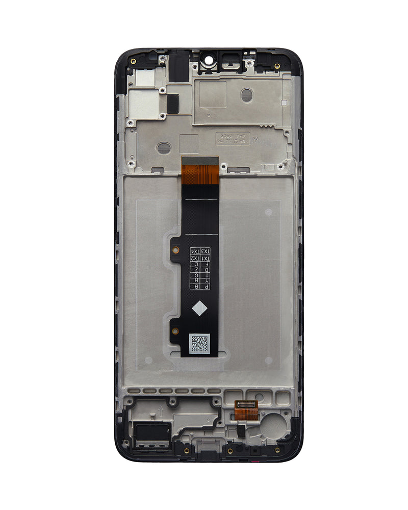 Motorola Moto E20 (XT2155 / 2021) LCD Screen Assembly Replacement With Frame	(Refurbished) (Black)