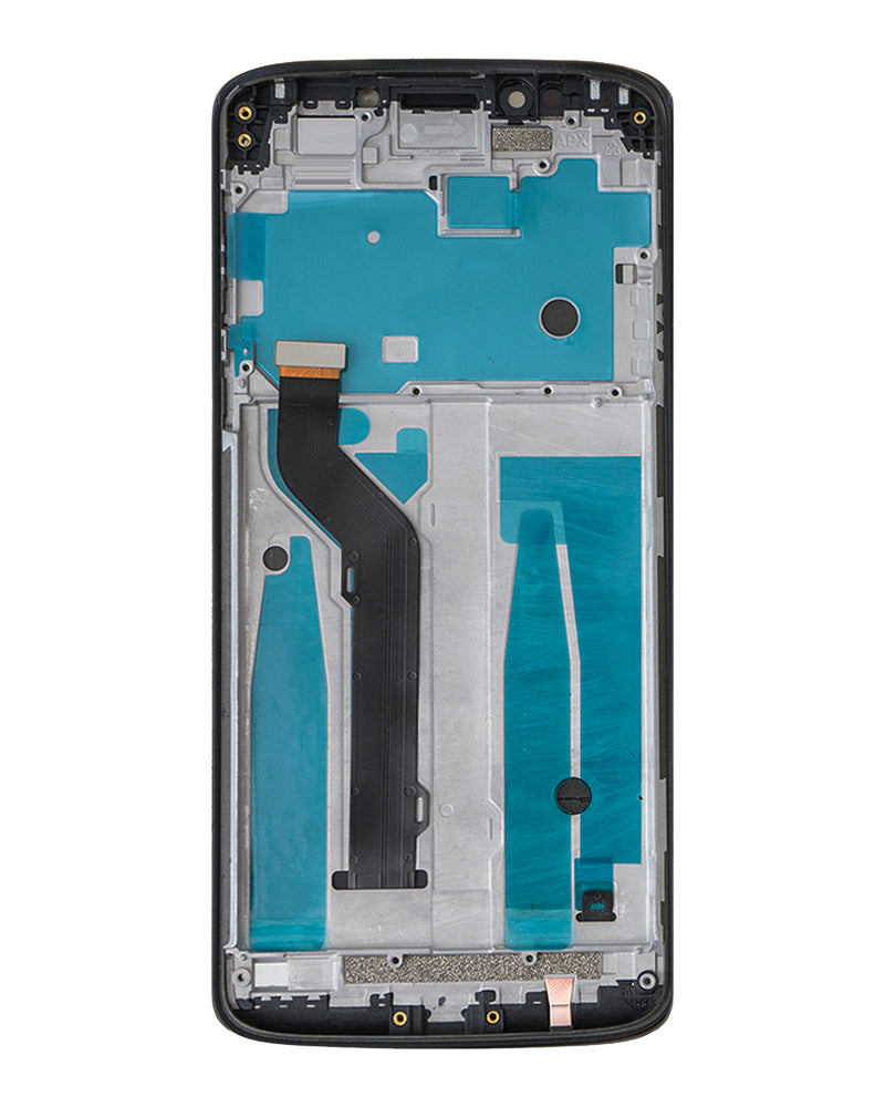 Motorola Moto E5 Plus (XT1924) LCD Screen Assembly Replacement With Frame (Refurbished) (Black)