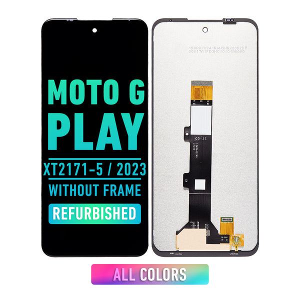 Motorola Moto G Play (XT2271-5 / 2023) LCD Screen Assembly Replacement Without Frame (Refurbished) (All Colors)