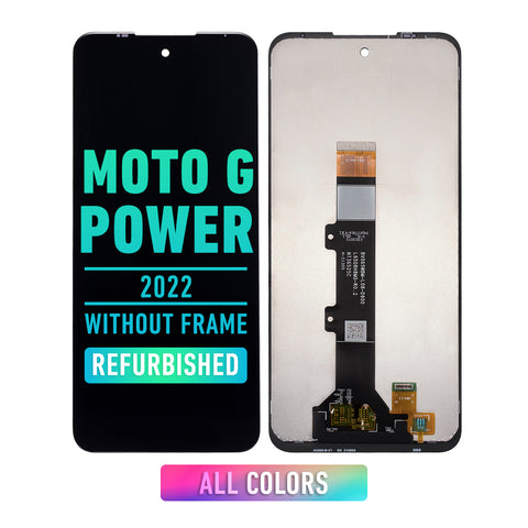 Motorola Moto G Power (XT2165/2022) LCD Screen Assembly Replacement Without Frame (Refurbished) (All Colors)